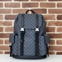 Riproduzione Fedele Zaino Gucci grande nero da uomo 792080 Imitazioni imitazioni
