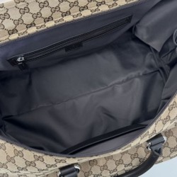 Qualità Specchio Replica Borsa da viaggio Gucci media in tela GG Gucci da uomo 802095 marrone Riproduzione Fedele Borsa da viaggio Gucci media in tela GG Replica Gucci da uomo 802095 marrone imitazioni