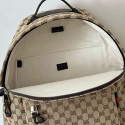Qualità Specchio Replica Zaino Gucci medio in tela GG Gucci da uomo 824624 marrone Riproduzione Fedele Zaino Gucci medio in tela GG Replica Gucci da uomo 824624 marrone imitazioni