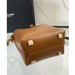 Borse Replica Alta Qualità a hobo YSL Saint Laurent Le 37 Mini Shiny 765870 Caffè Imitazioni