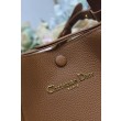 Borsa a secchiello Dior Signature piccola/media marrone Imitazioni