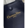 Borse Replica a secchiello Dior Signature piccola/media replica Dior Oblique Jacquard blu