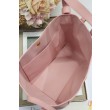 Borsa a secchiello Dior Signature piccola/media rosa