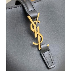 Borse Imitazioni a secchiello YSL Saint Laurent Le 37 Mini Shiny 765870 Nero