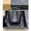 Borse Imitazioni a secchiello YSL Saint Laurent Le 37 Mini Shiny 765870 Nero