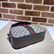 Borsa a tracolla Gucci Ophidia piccola da uomo 752591 marrone Imitazioni