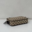 Borse Imitazioni a tracolla Gucci piccola in tela GG Replica Gucci da uomo 834802 marrone