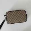 Borse Imitazioni a tracolla Gucci piccola in tela GG Replica Gucci da uomo 834802 marrone