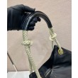 Borsa a tracolla Prada Mariner grande Re-Nylon Replica 1BC244 Nero/Caffè Imitazione