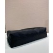 Borsa a tracolla Prada Mariner grande Re-Nylon Replica 1BC244 Nero/Caffè Imitazione