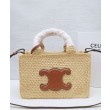 Borse Replica Celine Cabas Thais Piccola replica Celine 116302 Caffè