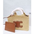 Borse Replica Celine Cabas Thais Piccola replica Celine 116302 Caffè
