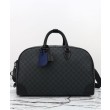 Borsa da viaggio Gucci GG Emblem grande Replica Gucci 821158 Nero Imitazione