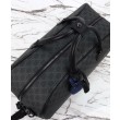 Borsa da viaggio Gucci GG Emblem grande Replica Gucci 821158 Nero Imitazione
