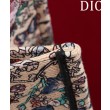 Imitazioni borse griffate Dior Book Tote grande Dior M1286 Albicocca ricamata con il motivo Papillon Toile de Jouy blu di Pietro Ruffo
