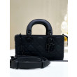 Borsa Dior Classic Lady Borsa Dior Replica D-Joy Piccola in Pelle di Vitello Ultraopaca Nera