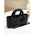 Borsa Dior Classic Lady Borsa Dior Replica D-Joy Piccola in Pelle di Vitello Ultraopaca Nera