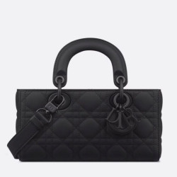 Borsa Dior Classic Lady Borsa Dior Replica D-Joy Piccola in Pelle di Vitello Ultraopaca Nera