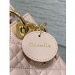 Borsa Dior Lady Dior Mini con Catena e Charms in Resina Rosa Imitazioni