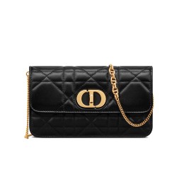 Borsa Dior Miss Caro Replica con Catena Nera Imitazione
