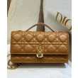 Qualità superiore replica Dior My Dior con Maniglia 21 cm Caffè