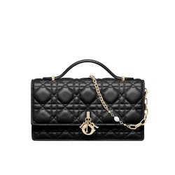 Borsa Dior My Dior con Maniglia 21 cm Nera