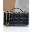 Borsa Dior My Dior con Maniglia 21 cm Nera
