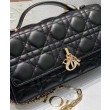 Borsa Dior My Dior con Maniglia 21 cm Nera
