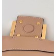 Borsa Fendi Mamma Baguette Media/Grande Nappa Albicocca
