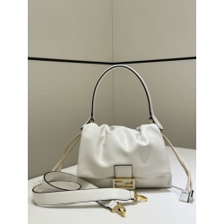 Borse Imitazioni Fendi Mamma Baguette Media/Grande Nappa Beige