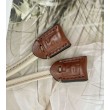 Borsa Fendi Mamma Baguette Media/Grande Replica Nappa Caffè Imitazione Outlet