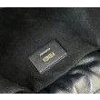 Borsa Fendi Mamma Baguette Media/Grande Replica Nappa Nera Imitazione