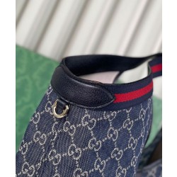 Borse Firmate Replica Gucci Giglio Grande Replica 853971 Blu