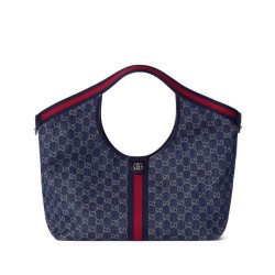 Borse Firmate Replica Gucci Giglio Grande Replica 853971 Blu