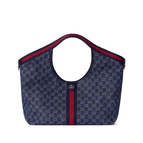 Borse Firmate Replica Gucci Giglio Grande Replica 853971 Blu