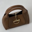 Borsa Gucci Softbit Media/Maxi con Manico a Mezzaluna 837466 Marrone