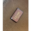 Qualità superiore replica Half Moon Box con stampa logo Celine replica Celine 10K642 Caffè Imitazione