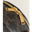 Qualità superiore replica Half Moon Box con stampa logo Celine replica Celine 10K642 Caffè Imitazione
