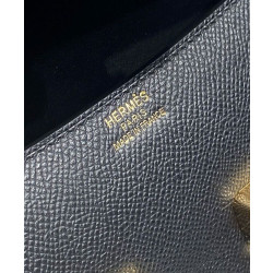 Borsa Hermès Constance Elan Long Clutch Etoupe Epsom Nera Imitazioni