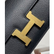 Borsa Hermès Constance Elan Long Clutch Etoupe Epsom Nera Imitazioni