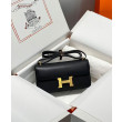 Borsa Hermès Constance Elan Long Clutch Etoupe Epsom Nera Imitazioni