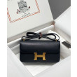 Borsa Hermès Constance Elan Long Clutch Etoupe Epsom Nera Imitazioni