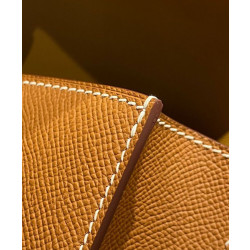 Borsa Hermès Constance Elan Long Clutch Etoupe Epsom Replica Hermès Marrone/Grigio Imitazione