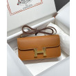 Borsa Hermès Constance Elan Long Clutch Etoupe Epsom Replica Hermès Marrone/Grigio Imitazione Borsa Hermès Constance Elan Long Clutch Etoupe Epsom Replica Hermès Marrone/Grigio Imitazione
