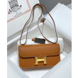 Borsa Hermès Constance Elan Long Clutch Etoupe Epsom Replica Hermès Marrone/Grigio Imitazione Borsa Hermès Constance Elan Long Clutch Etoupe Epsom Replica Hermès Marrone/Grigio Imitazione