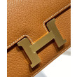 Borsa Hermès Constance Elan Long Clutch Etoupe Epsom Replica Hermès Marrone/Grigio Imitazione Borsa Hermès Constance Elan Long Clutch Etoupe Epsom Replica Hermès Marrone/Grigio Imitazione