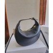 Borse Imitazioni Hobo Celine Teen Celine Lulu replica Celine in pelle di vitello granata 120723 Nero/Crema