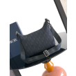 Borse Replica hobo morbida Dior Rider piccola da uomo replica Dior Dior Oblique Jacquard nera Imitazione