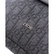 Borse Replica hobo morbida Dior Rider piccola da uomo replica Dior Dior Oblique Jacquard nera Imitazione
