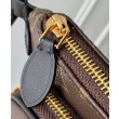 Borsa Keepit LV Replica M14806 Marrone Imitazione